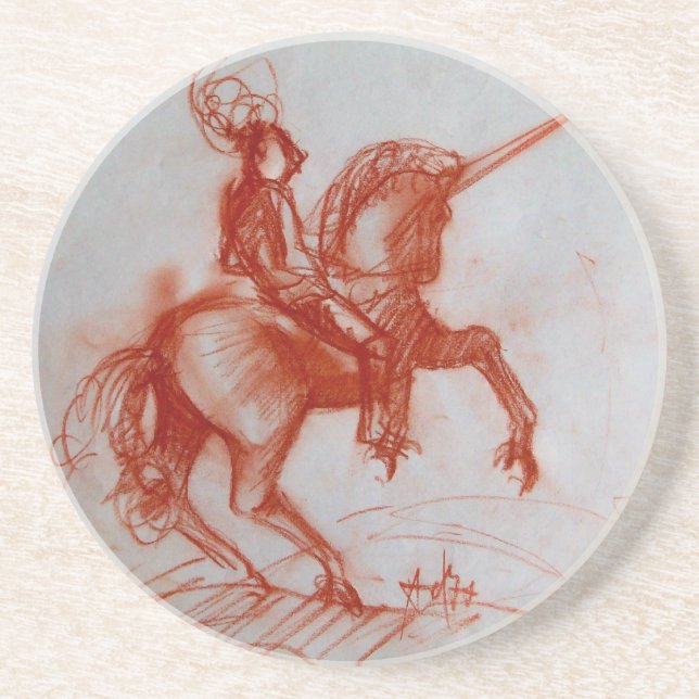 FLORENTINE KNIGHT PÅ HORSEBACK UNDERLÄGG (Framsidan)