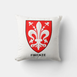 Florentine Lily Coat of Arms Fine Art Kudde