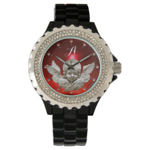 FLORENTINE RENAISSANCE ANGEL, Red Ruby Monogram Armbandsur