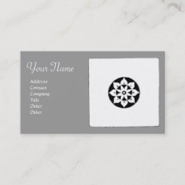 FLORENTINRENAISSANCE HARMONI,grått Visitkort