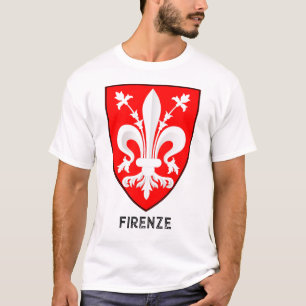 Florentinsk Lilja Vapen Fin Konst T Shirt