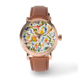 FLORENTINSK RENÄSSANS BLOMSTERKRONOR,BLOMMOR ARMBANDSUR