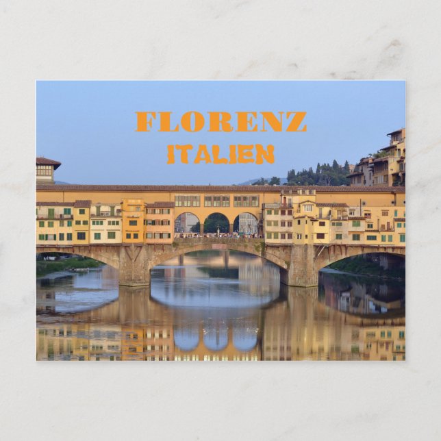 Florenz Italien Helg Vykort (Framsida)