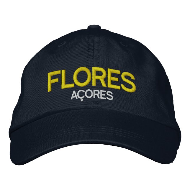 Flores Azres Embroized Hat Broderad Keps (Framsida)
