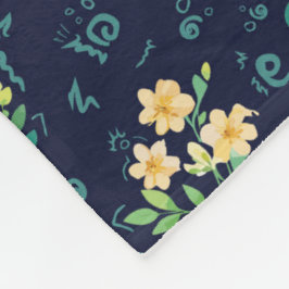 "Flores de Luna" Fleecefilt