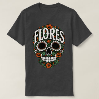 flores efternamn socker skalle t shirt