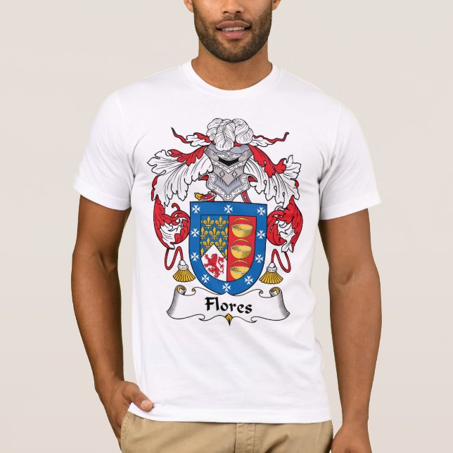 Flores familjvapensköld tee (Framsida)