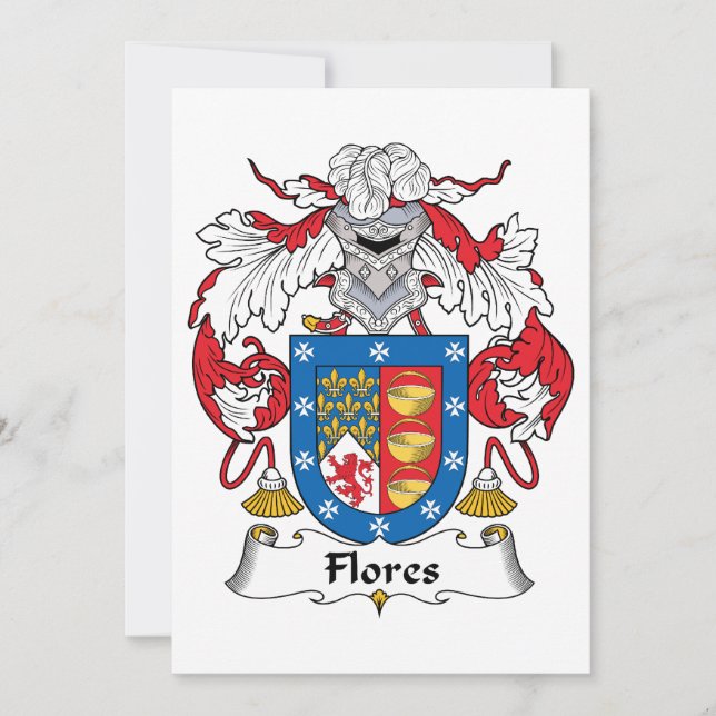 Flores Family Crest (Framsida)