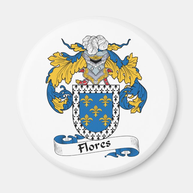 Flores Family Crest Magnet (Framsidan)