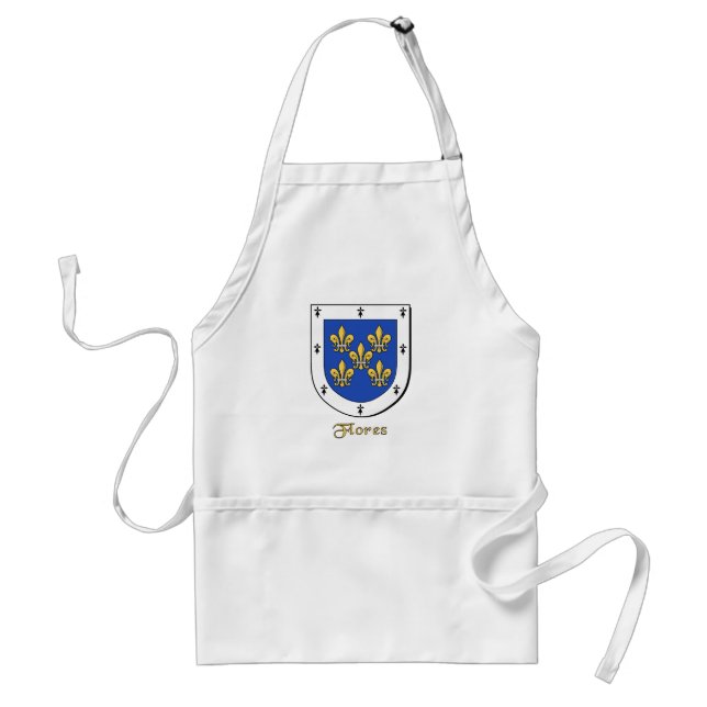 Flores Family Shield Apron Förkläde (Framsidan)