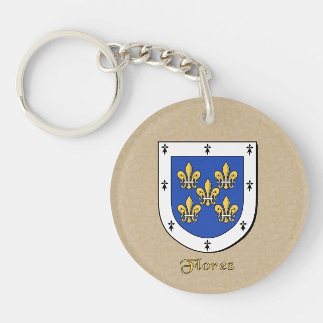 Flores Historical Shield med Flagga Mexiko (Framsidan)