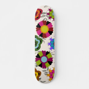FLORES MEXICANAS DE NOVIEMBRE FLORES DIVERSOS MINI SKATEBOARD BRÄDA 18,5 CM