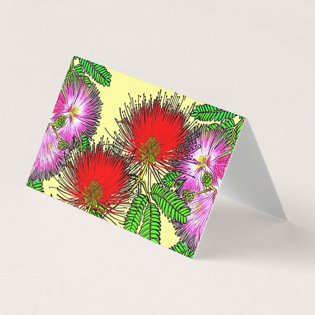 Flores nativas do Brasil Visitkort (Framsida)