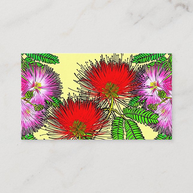 Flores nativas do Brasil Visitkort (Framsida)