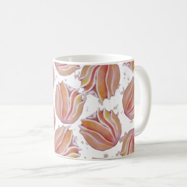 Flores Pêssego Kaffemugg (Framsida höger)