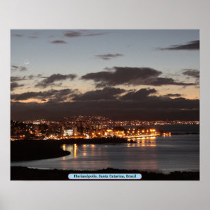 Florianópolis, Santa Catarina, Brasilien Poster