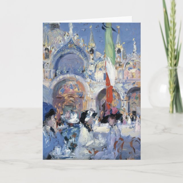 Florians Café, Venedig | Francis Cadell Kort (Framsida)