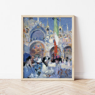 Florians Café, Venedig   Francis Cadell Poster