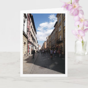 Floriańska Gatan I Krakóws Gamla Stad Kort