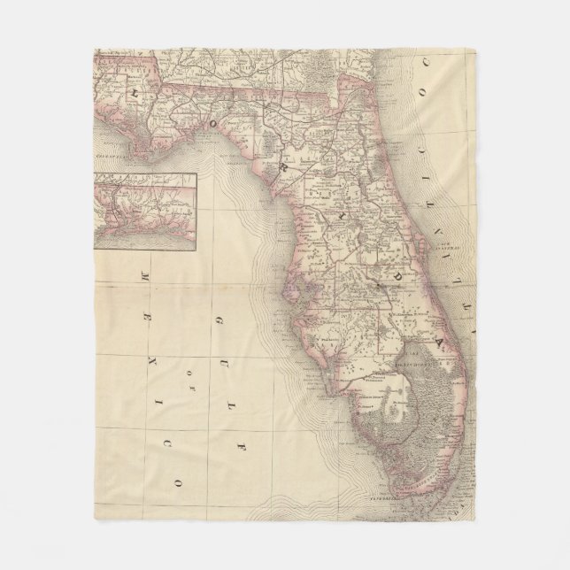 Florida 10 fleecefilt (Framsidan)