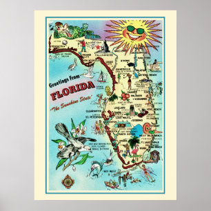 Florida 24x32 Poster utskrift