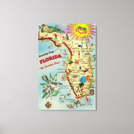 Florida 24x36 Stretched Kanvastryck