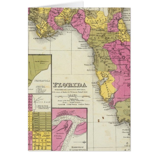 Florida 4 hälsningskort (Framsidan)