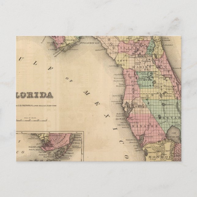 Florida 6 vykort (Framsida)