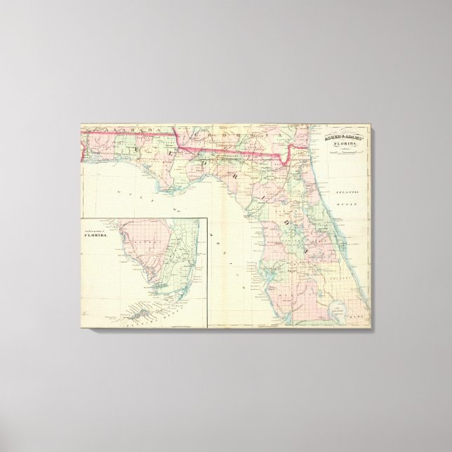 Florida 7 canvastryck (Framsida)