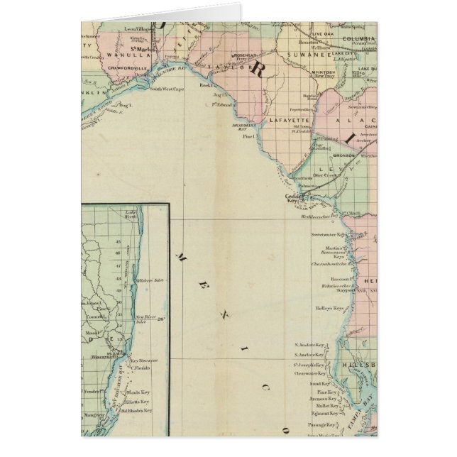 Florida 8 hälsningskort (Framsidan)