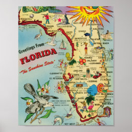 Florida 8x10 Poster utskrift