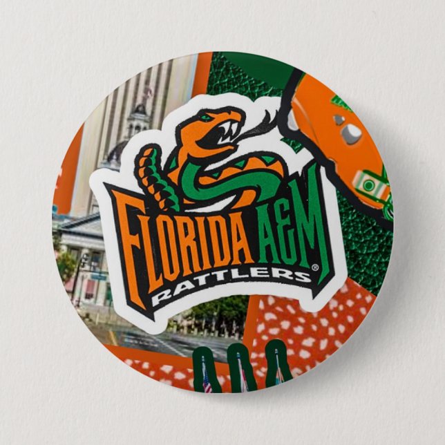 Florida A&M Gameday Button Knapp (Framsida)