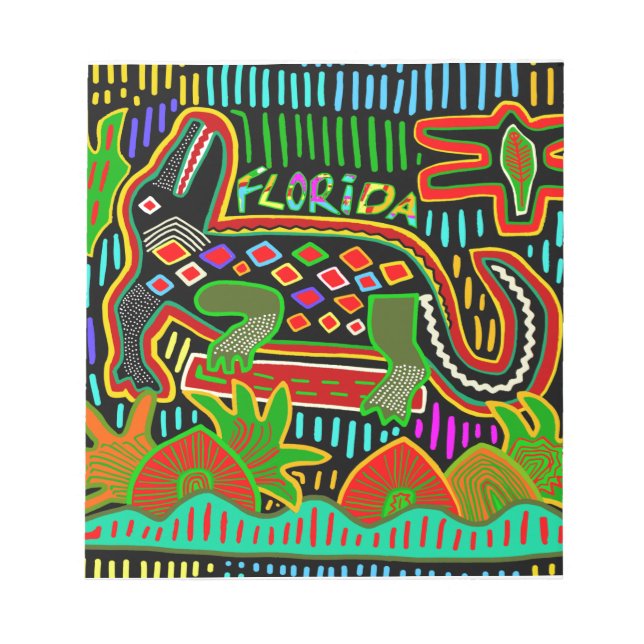 Florida Alligator - Hurrican Critters Anteckningsblock (Framsida)