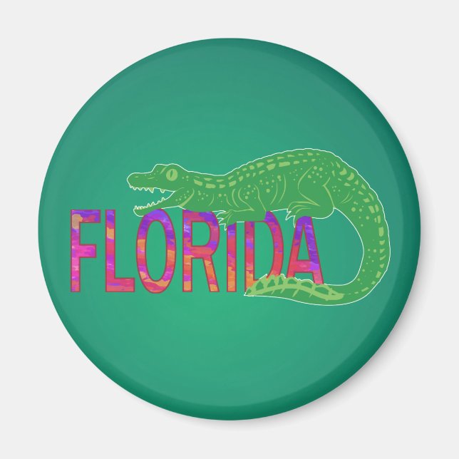 Florida Alligator Magnet (Framsidan)