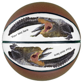 Florida alligator med öppen mun
