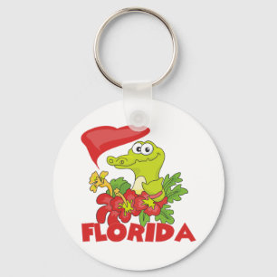 Florida alligator nyckelring