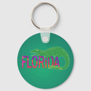 Florida Alligator Nyckelring