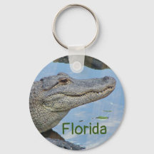 Florida Alligator Nyckelring