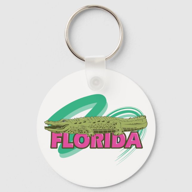 Florida Alligator Nyckelring (Framsida)