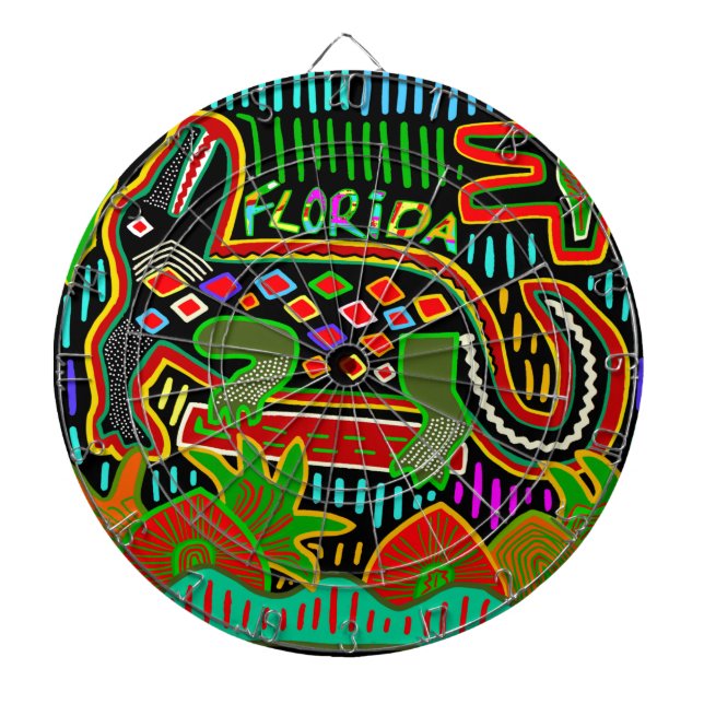 Florida Alligator - Orkan Kritter Darttavla (Framsidan)