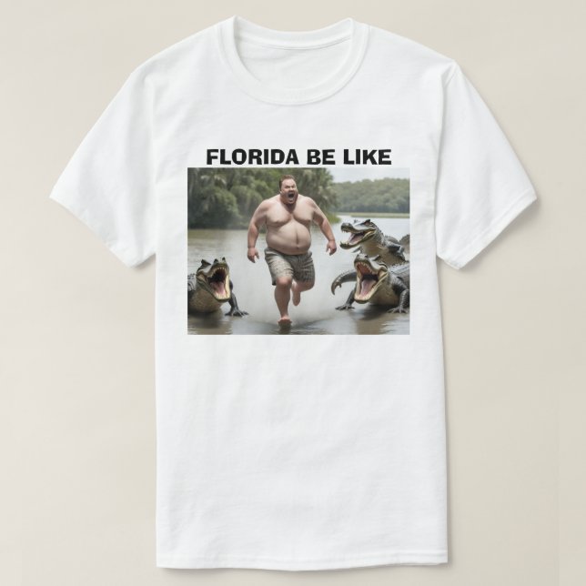Florida Alligator T Shirt (Design framsida)