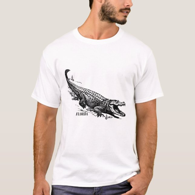 Florida alligator t shirt (Framsida)