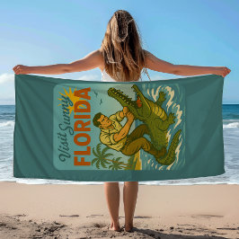 Florida Alligator Wrestling | Rollig Retro Strand
