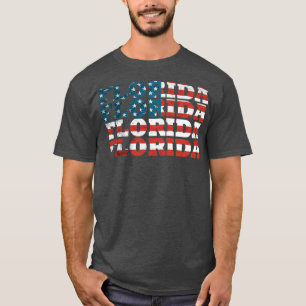 Florida American Flagga T Shirt