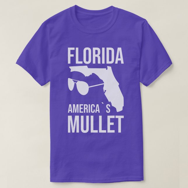 Florida Americas Mullet Väster Kusten T Shirt (Design framsida)