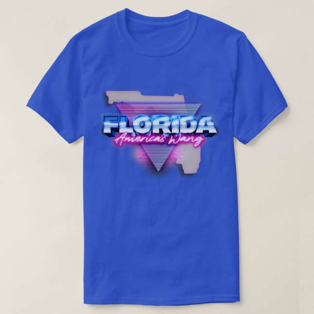 Florida Americas Wang 80s Retro Stil Design T Shirt (Design framsida)