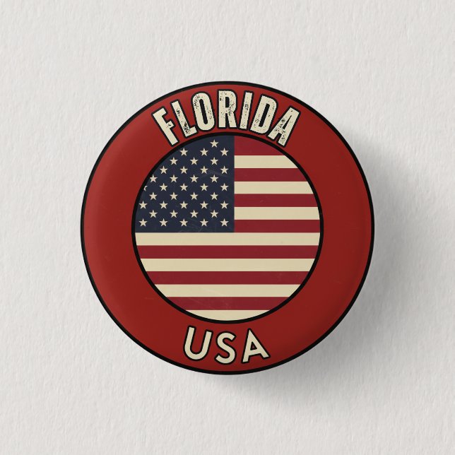 Florida Amerikas förenta stater Knapp (Framsida)