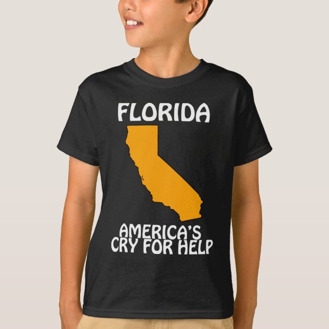 Florida - Amerikas rop på hjälp T Shirt (Framsida)