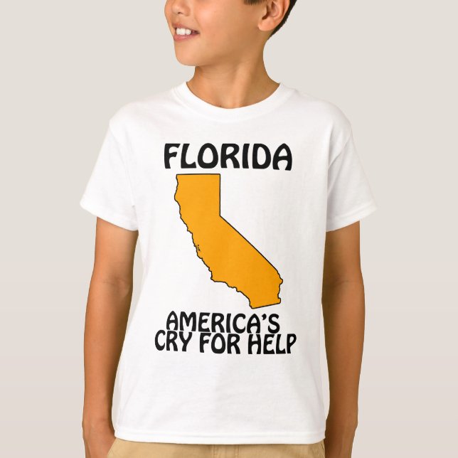 Florida - Amerikas rop på hjälp Tee (Framsida)