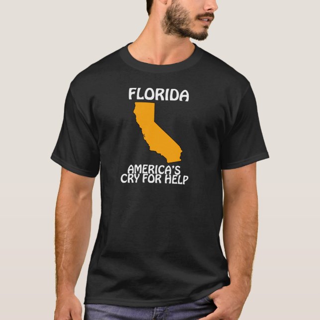 Florida - Amerikas rop på hjälp Tee (Framsida)
